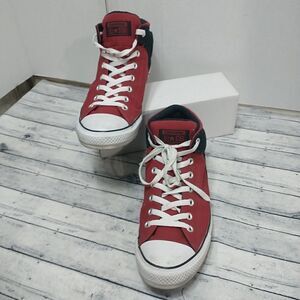 Converse Chuck Taylor Men's SZ 12 All Star Street High Brick Red Shoe